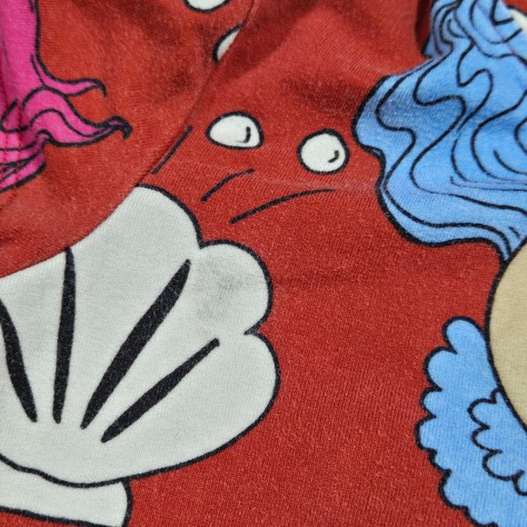 Mini Rodini Seahorse Playsuit Romper Red Size 80/86 (9-18M) - Picture 9 of 12